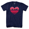 Boston Heart Retro Skyline T-Shirt - Chowdaheadz