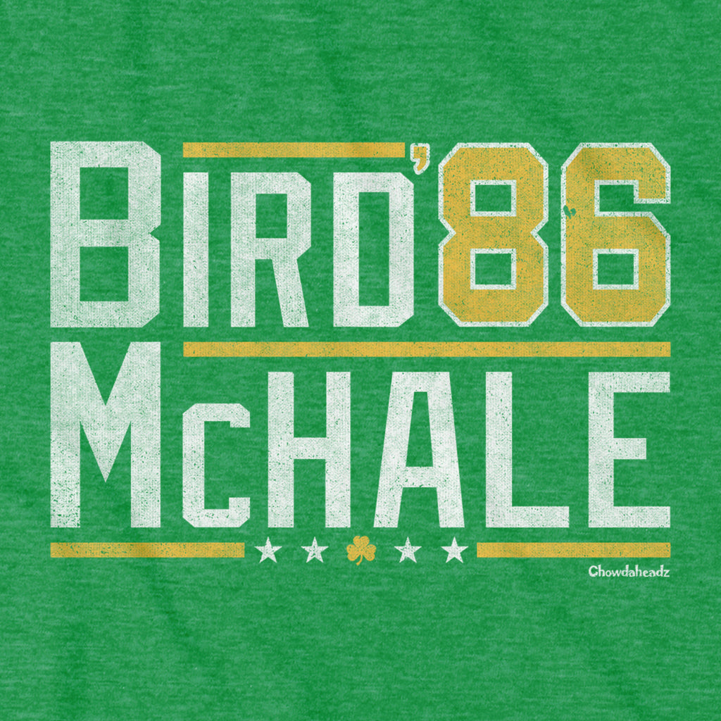 Bird McHale '86 T-Shirt — graphic detail in Green
