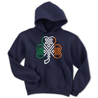 Irish Knot Shamrock Youth Hoodie