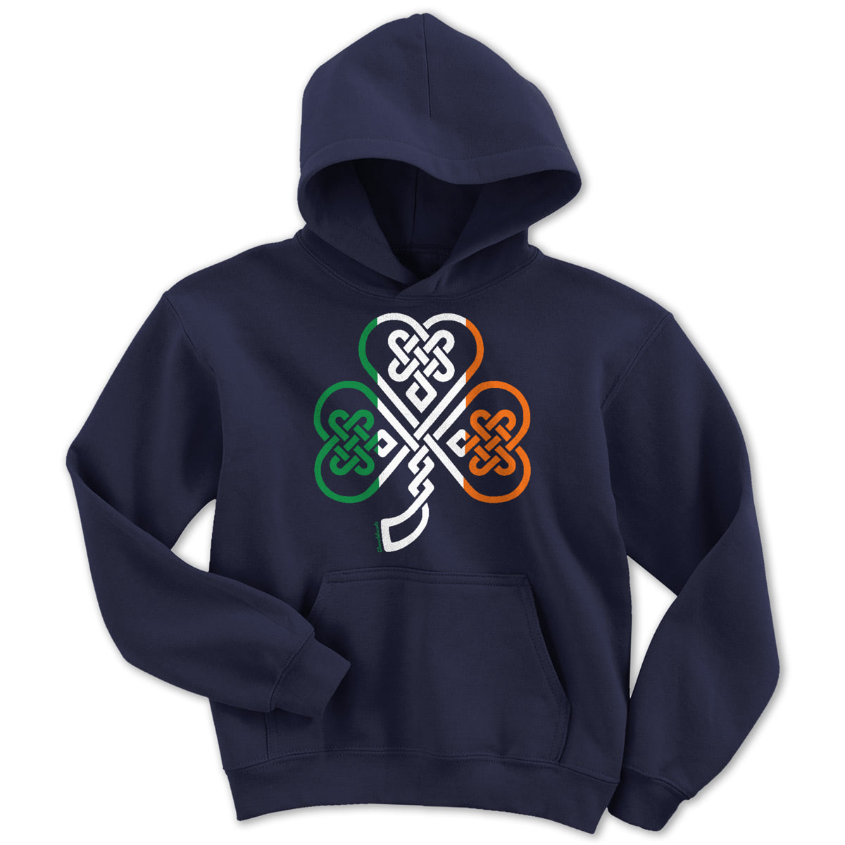 Irish Knot Shamrock Youth Hoodie