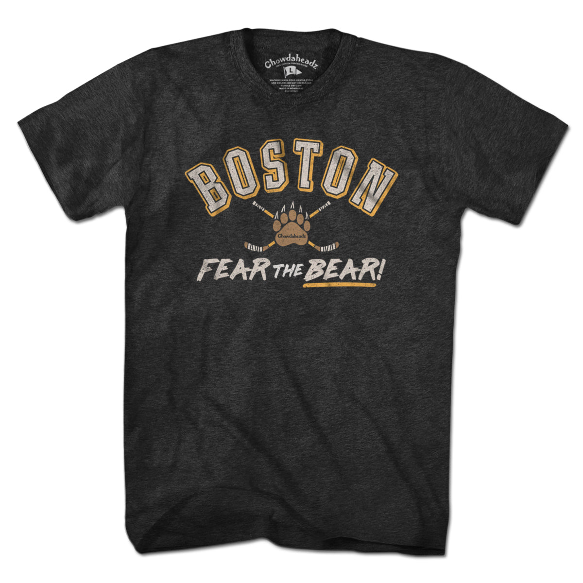 Boston Fear The Bear T-Shirt - Chowdaheadz