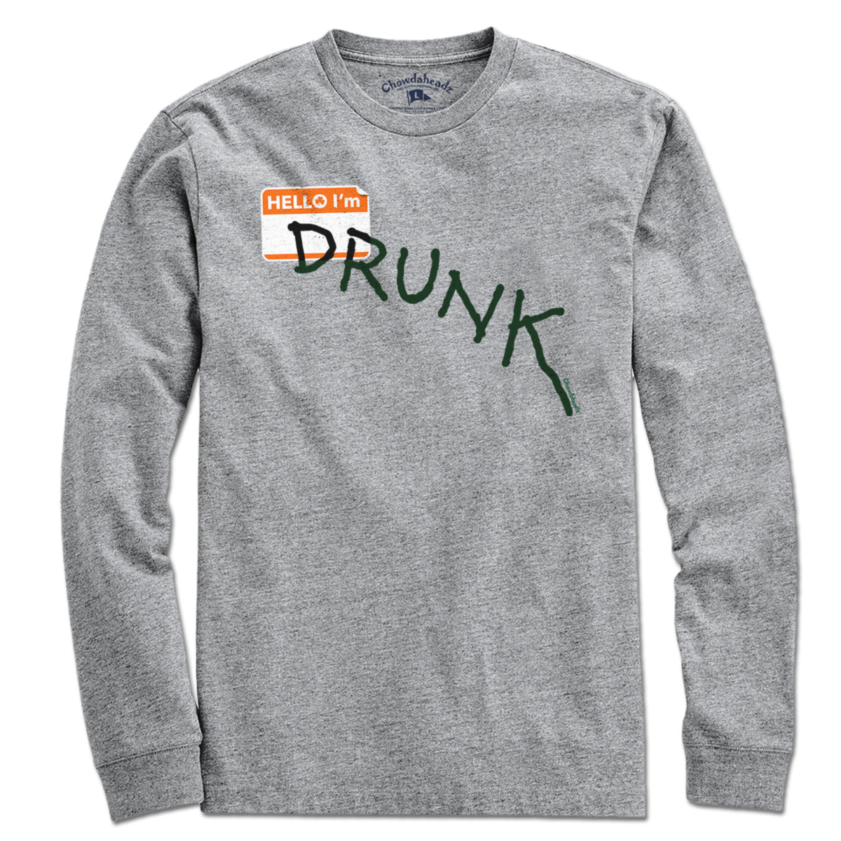 Hello I'm Drunk Sticker St. Paddy's Day T-Shirt - Chowdaheadz