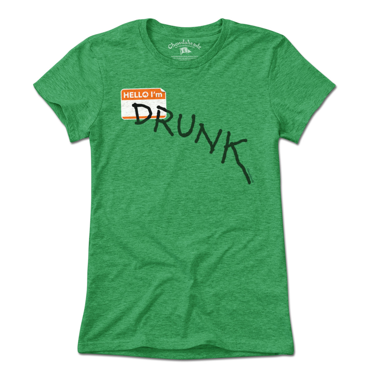 Hello I'm Drunk Sticker St. Paddy's Day T-Shirt - Chowdaheadz