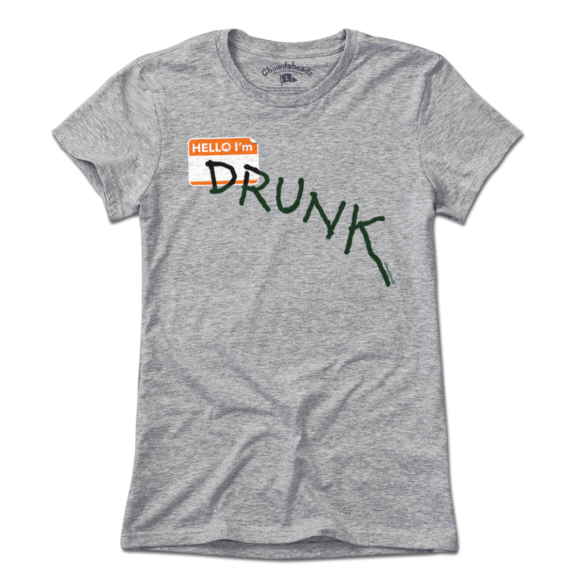 Hello I'm Drunk Sticker St. Paddy's Day T-Shirt - Chowdaheadz