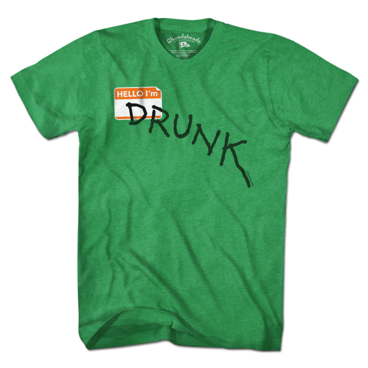 Hello I'm Drunk Sticker St. Paddy's Day T-Shirt - Chowdaheadz