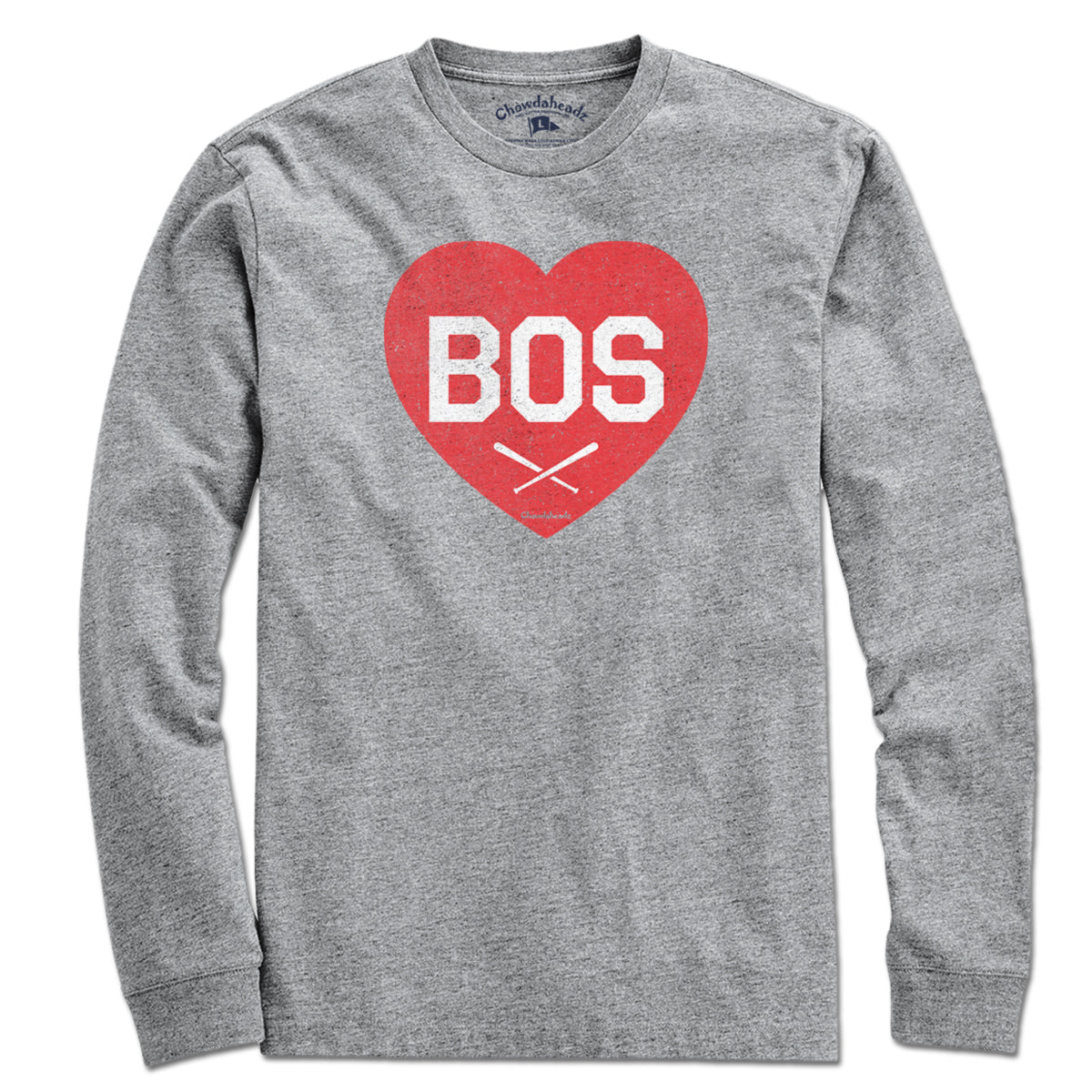 BOS Heart Cross Bats T-Shirt - Chowdaheadz