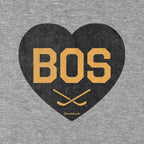 BOS Heart Cross Sticks T-Shirt - Chowdaheadz