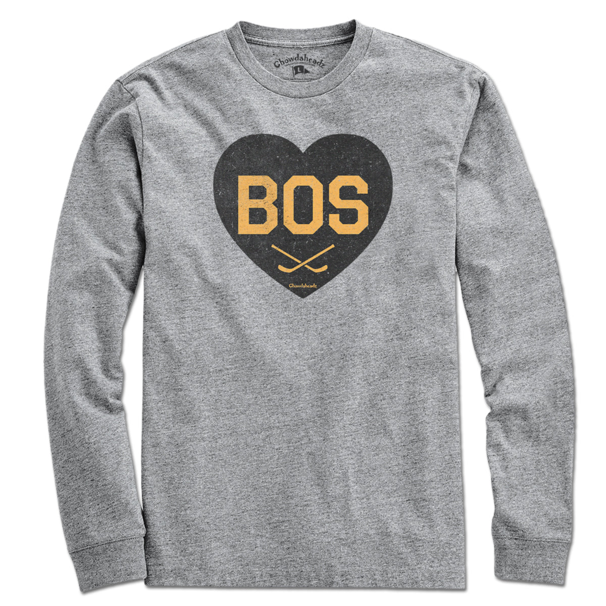 BOS Heart Cross Sticks T-Shirt - Chowdaheadz