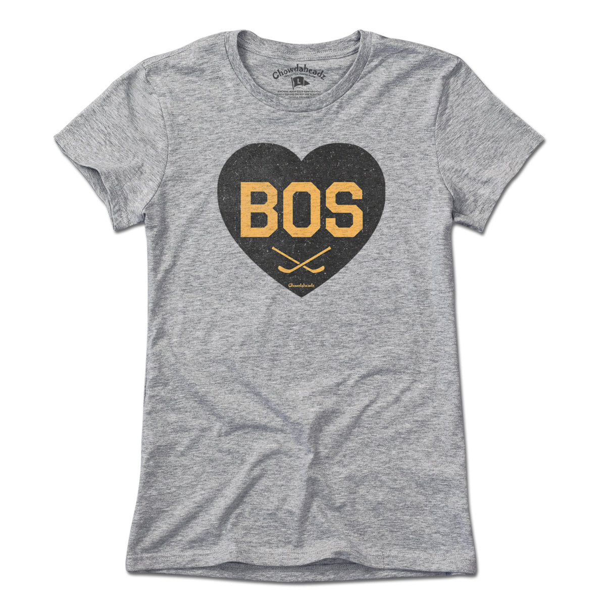 BOS Heart Cross Sticks T-Shirt - Chowdaheadz