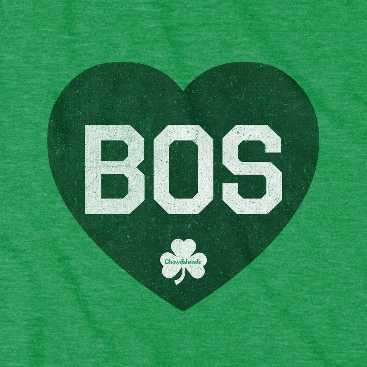 BOS Heart Shamrock T-Shirt - Chowdaheadz