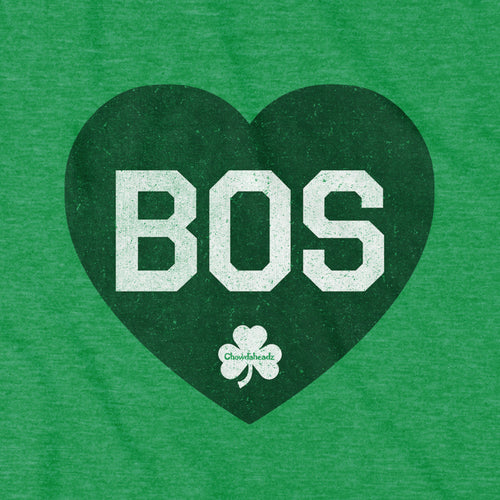 BOS Heart Shamrock T-Shirt - Chowdaheadz