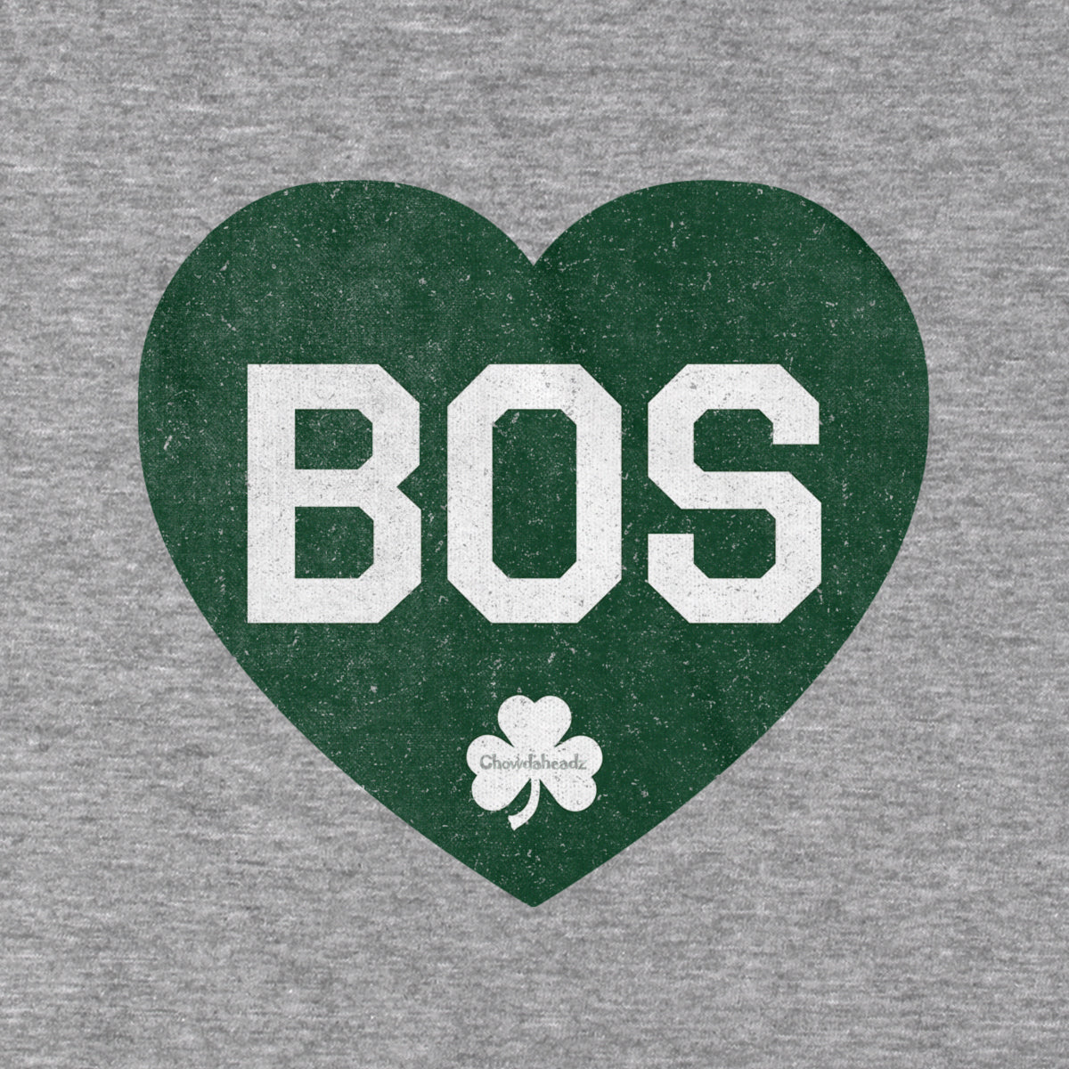 BOS Heart Shamrock T-Shirt - Chowdaheadz