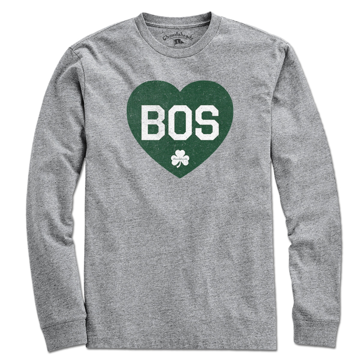 BOS Heart Shamrock T-Shirt - Chowdaheadz