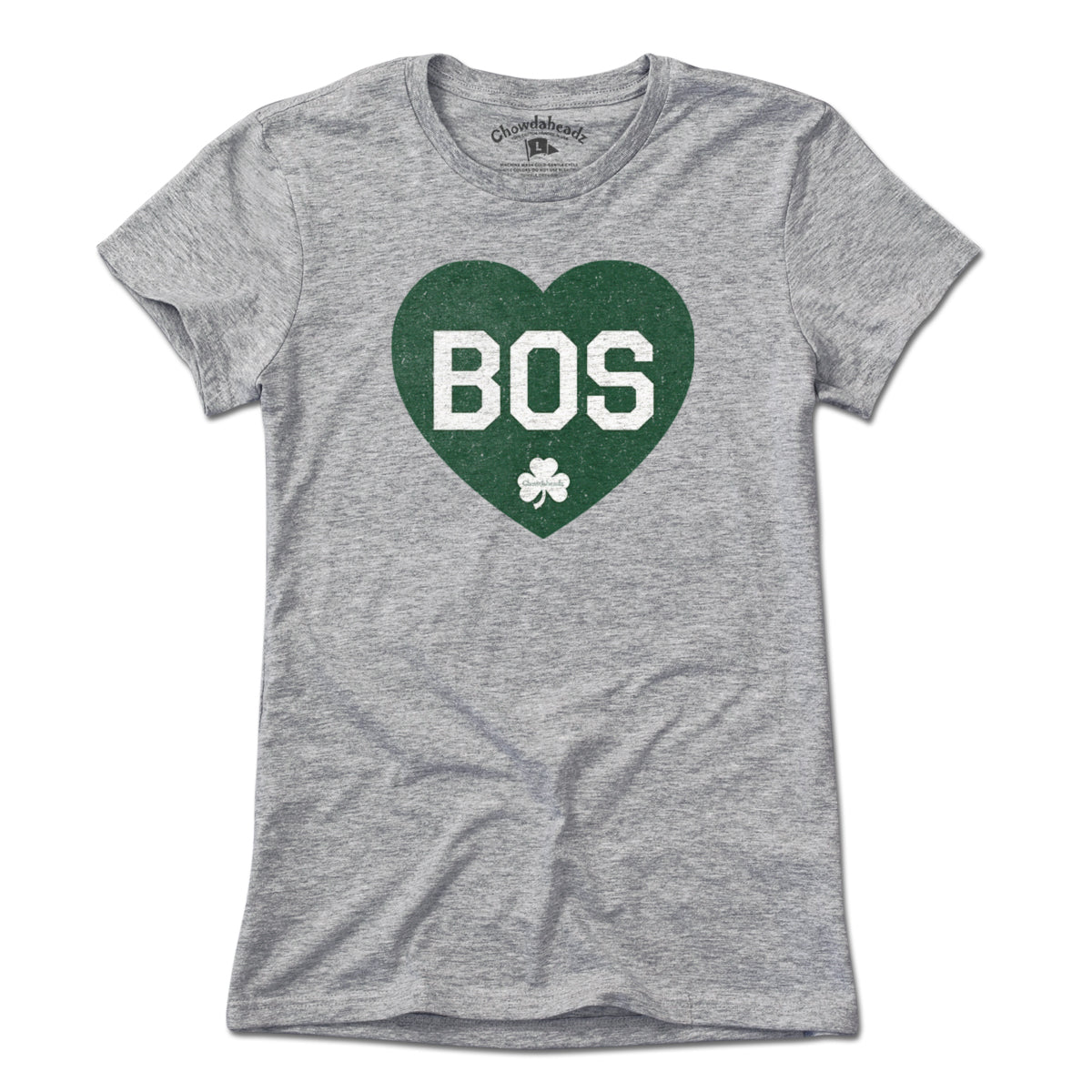 BOS Heart Shamrock T-Shirt - Chowdaheadz