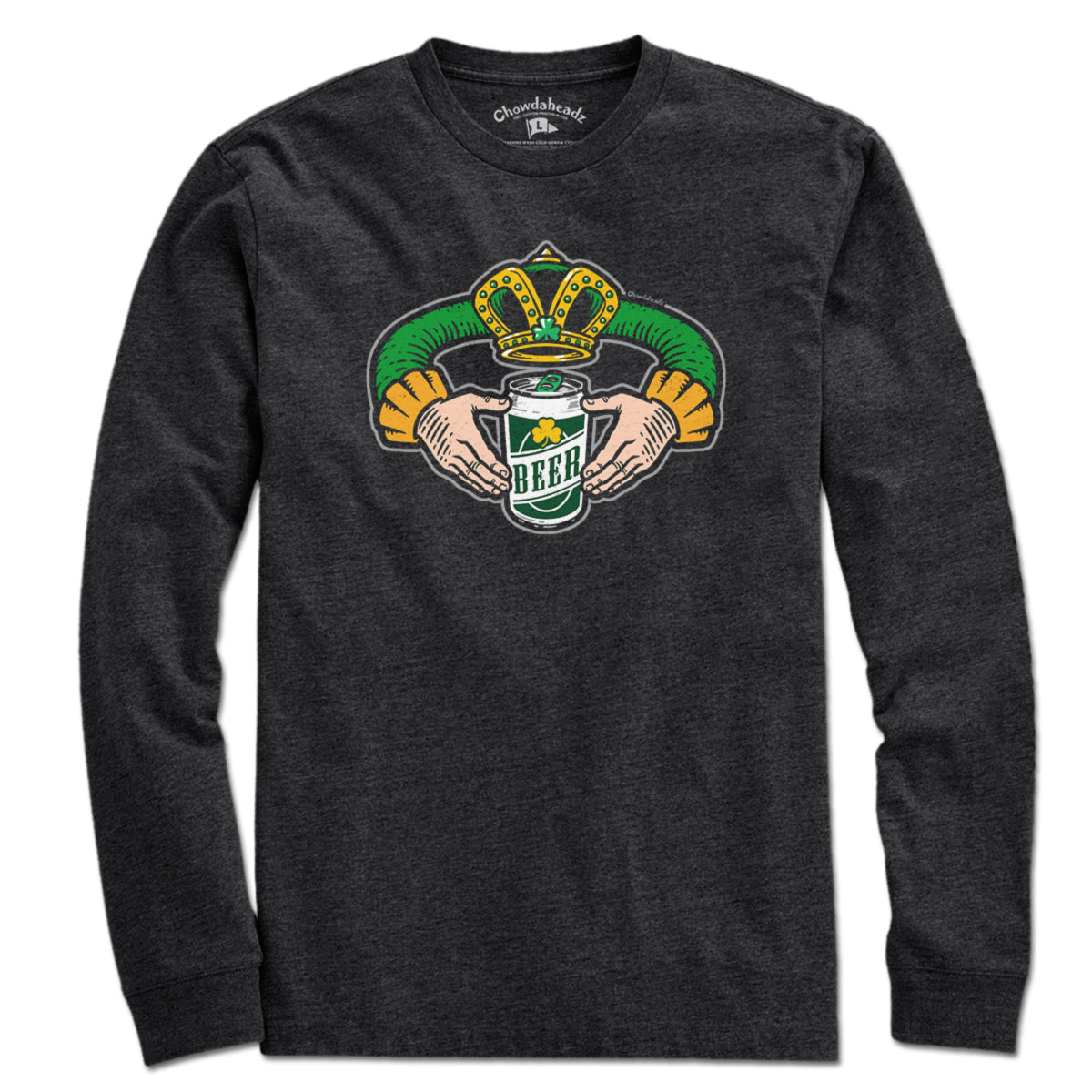 Irish Beer Claddagh T-Shirt - Chowdaheadz