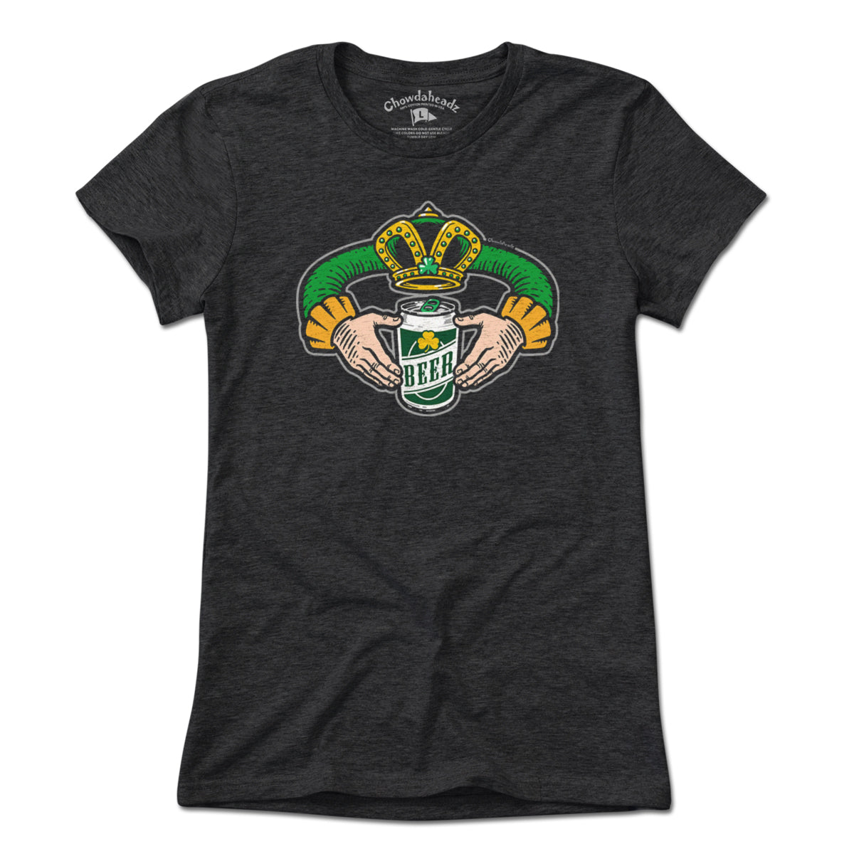 Irish Beer Claddagh T-Shirt - Chowdaheadz