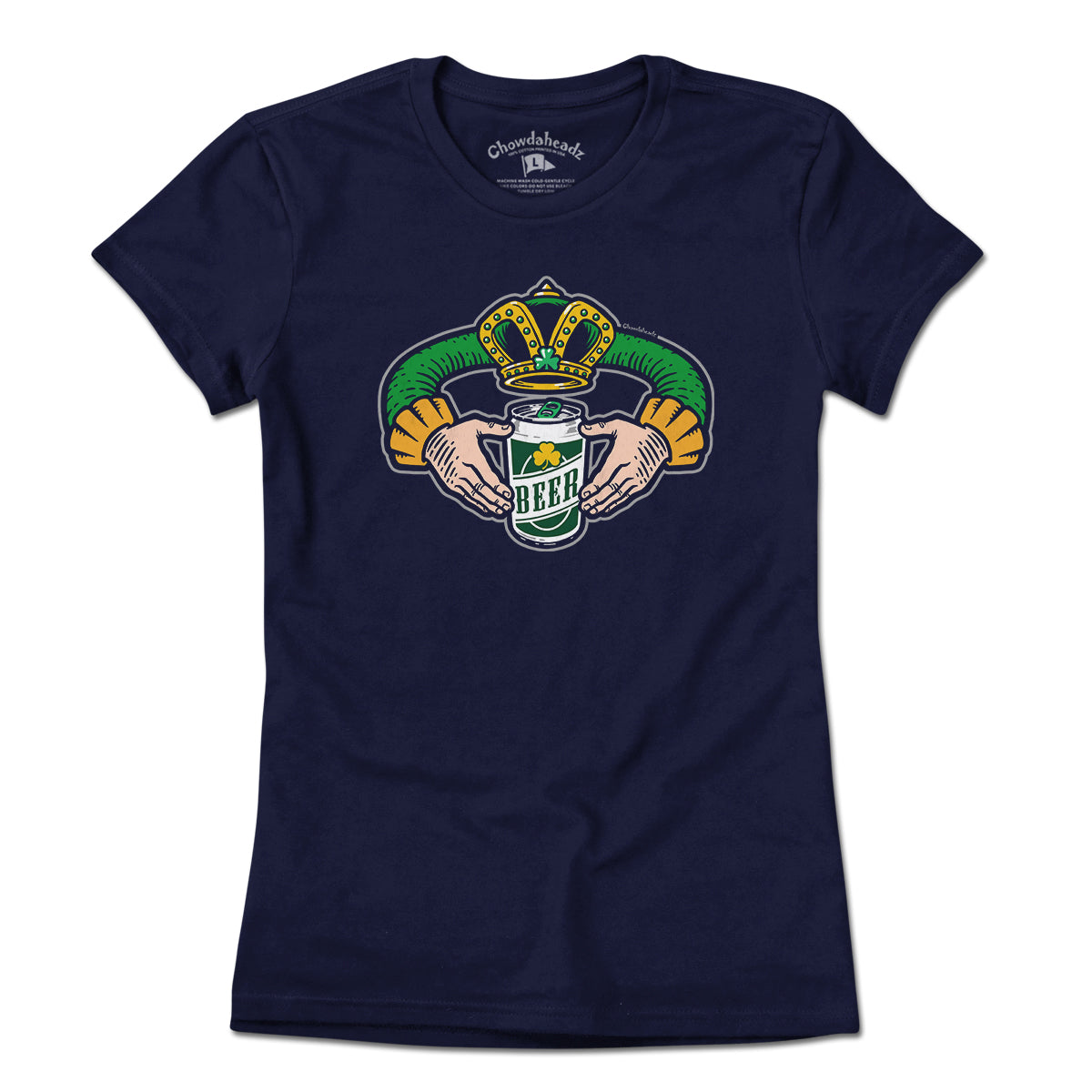 Irish Beer Claddagh T-Shirt - Chowdaheadz