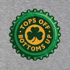 Tops Off Bottoms Up Bottle Cap T-Shirt - Chowdaheadz