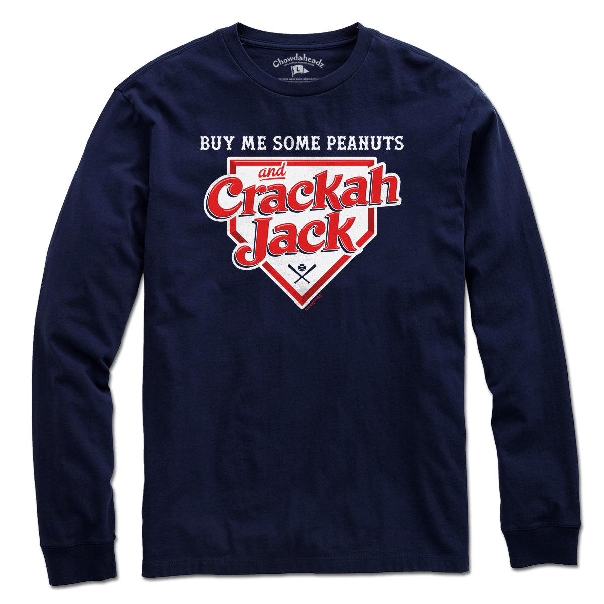 Crackah Jack Baseball T-Shirt - Chowdaheadz