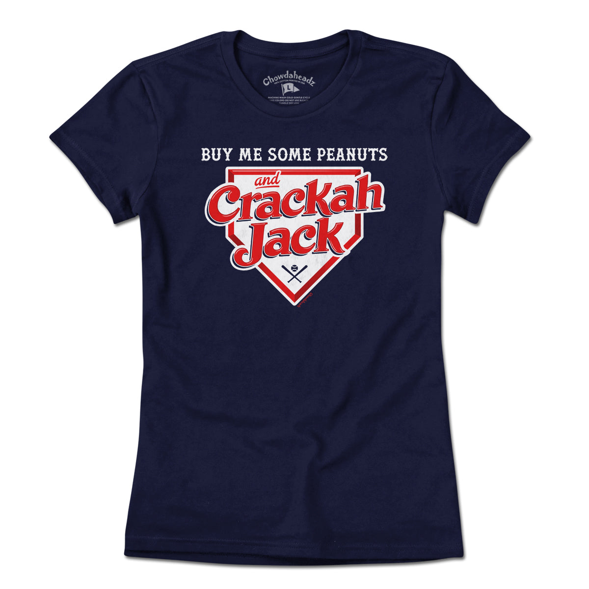 Crackah Jack Baseball T-Shirt - Chowdaheadz