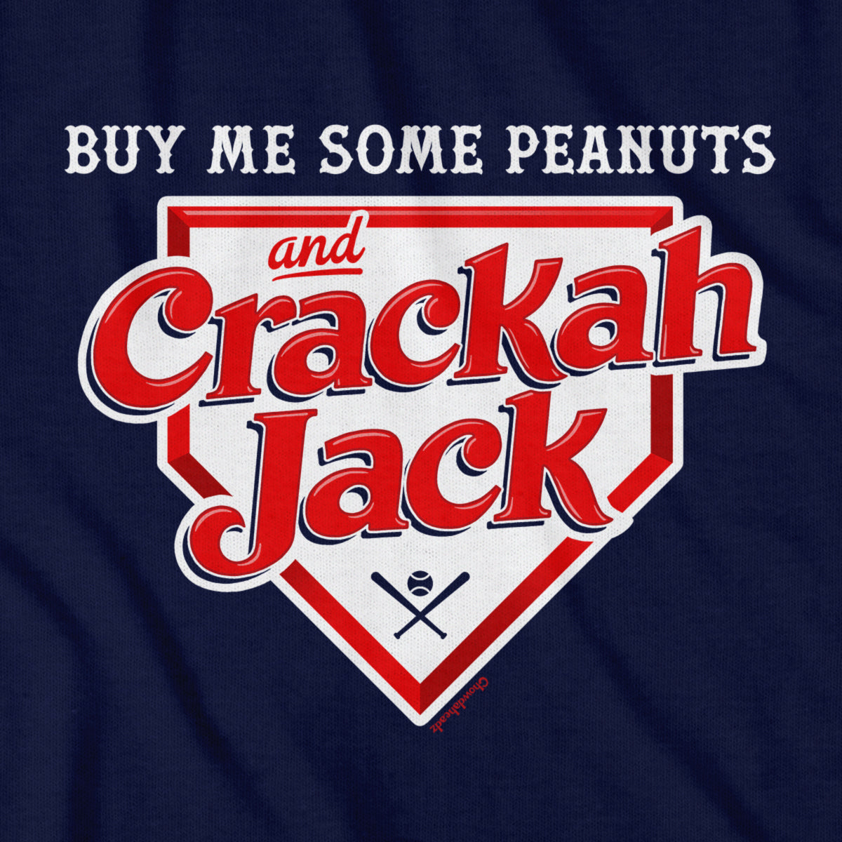 Crackah Jack Baseball T-Shirt - Chowdaheadz