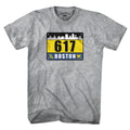 617 Boston Race Bib T-Shirt - Chowdaheadz