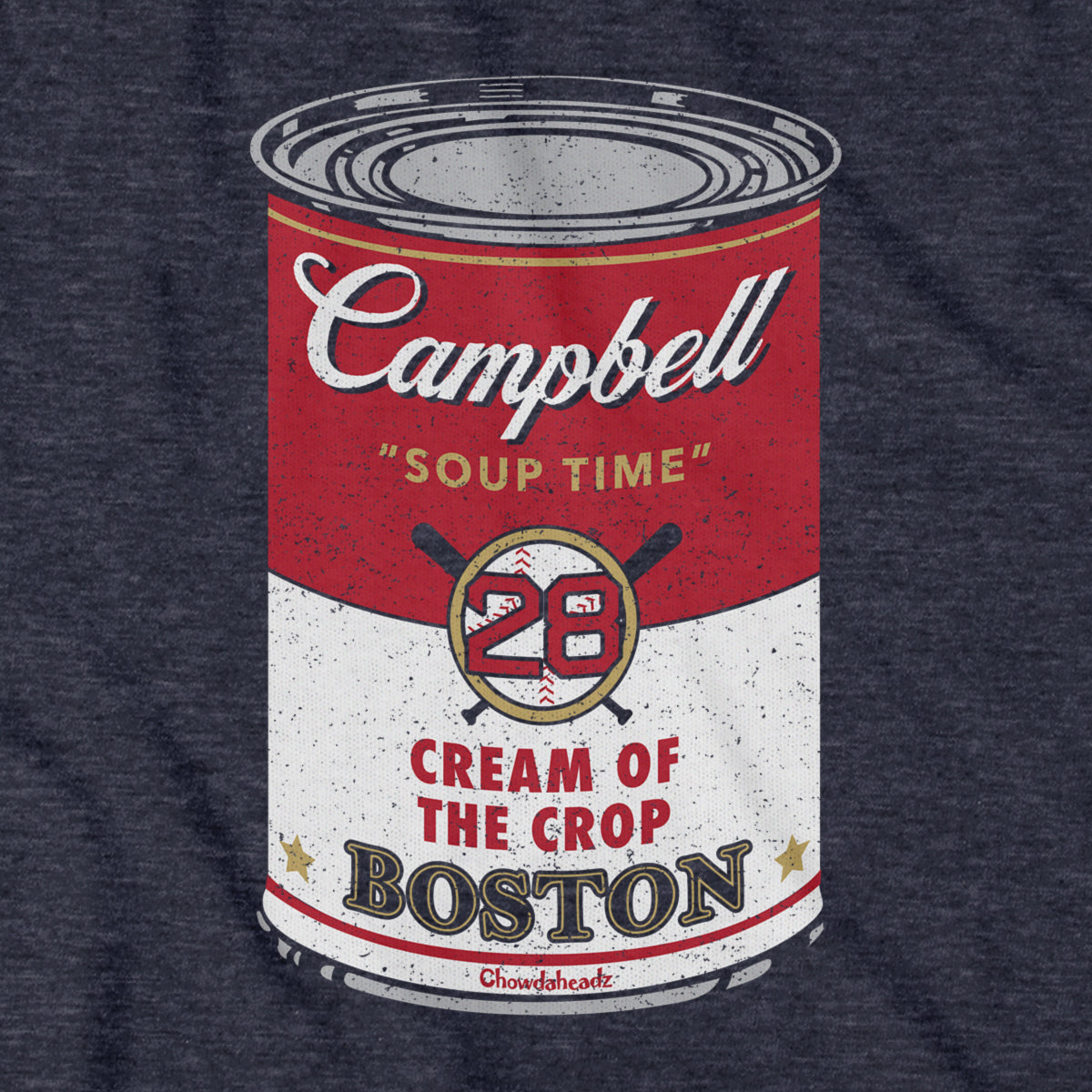Campbell Baseball Soup Can T-Shirt - Chowdaheadz