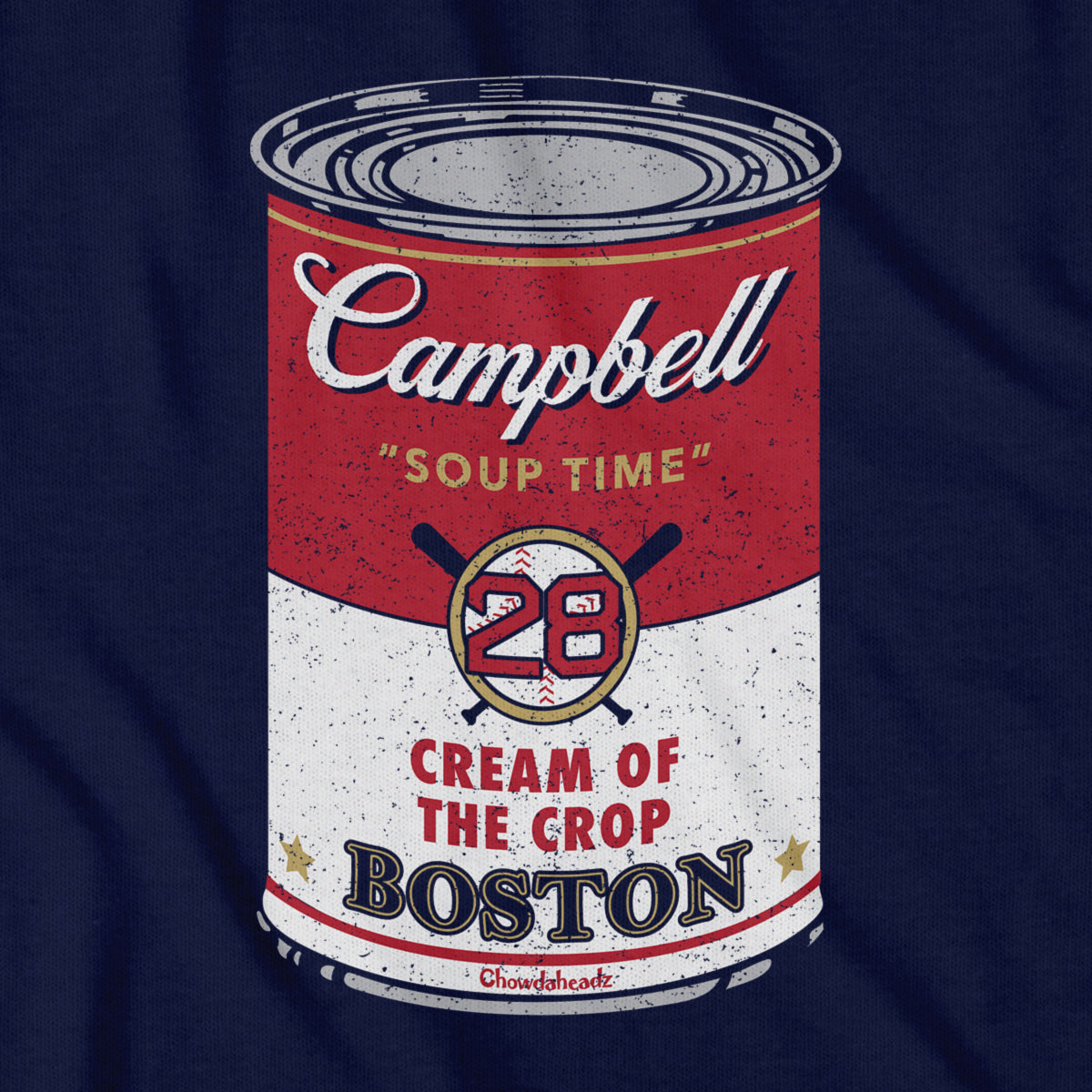 Campbell Baseball Soup Can T-Shirt - Chowdaheadz