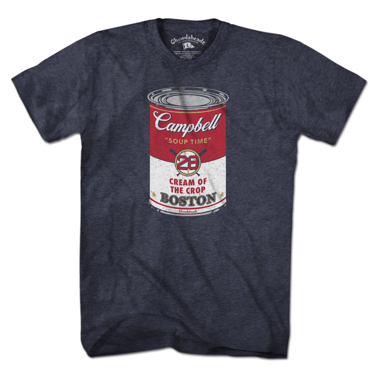 Campbell Baseball Soup Can T-Shirt - Chowdaheadz