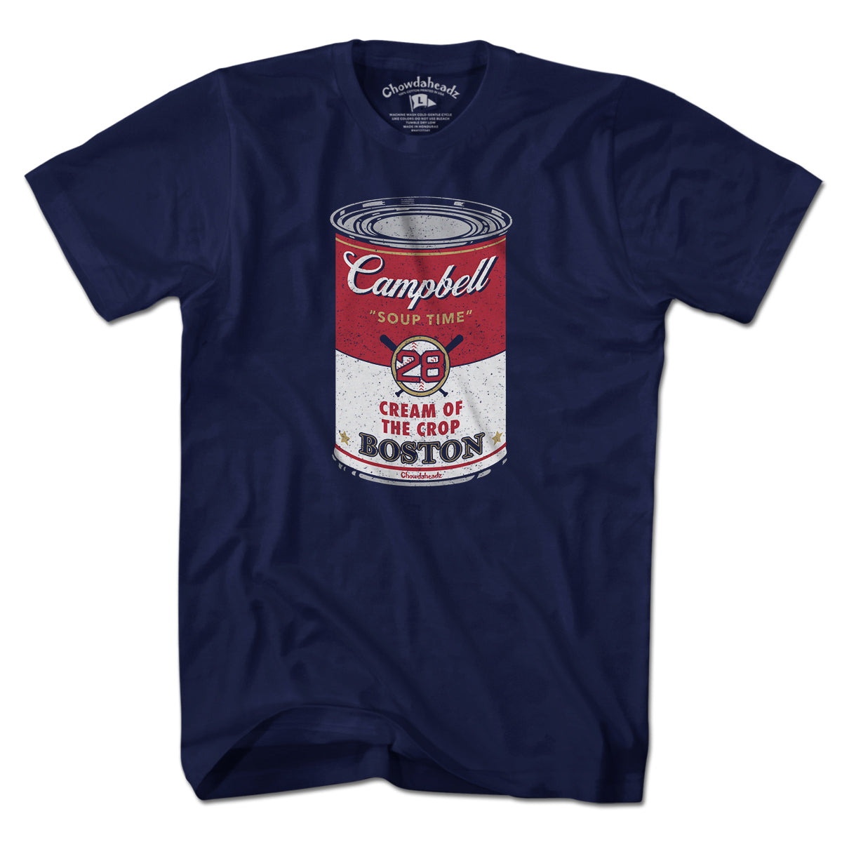 Campbell Baseball Soup Can T-Shirt - Chowdaheadz