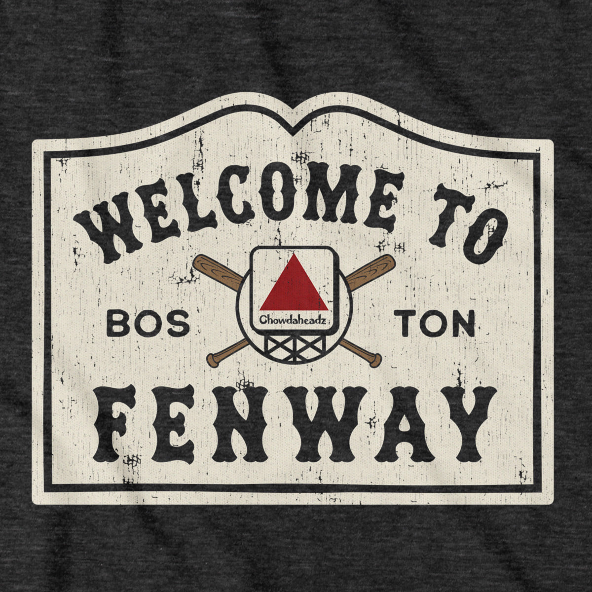 Welcome To Fenway Vintage Sign Hoodie