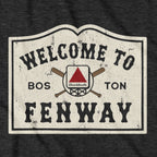 Welcome To Fenway Vintage Sign Hoodie