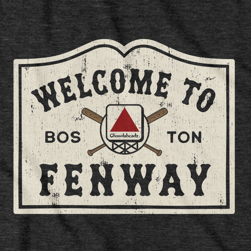 Welcome To Fenway Vintage Sign Hoodie