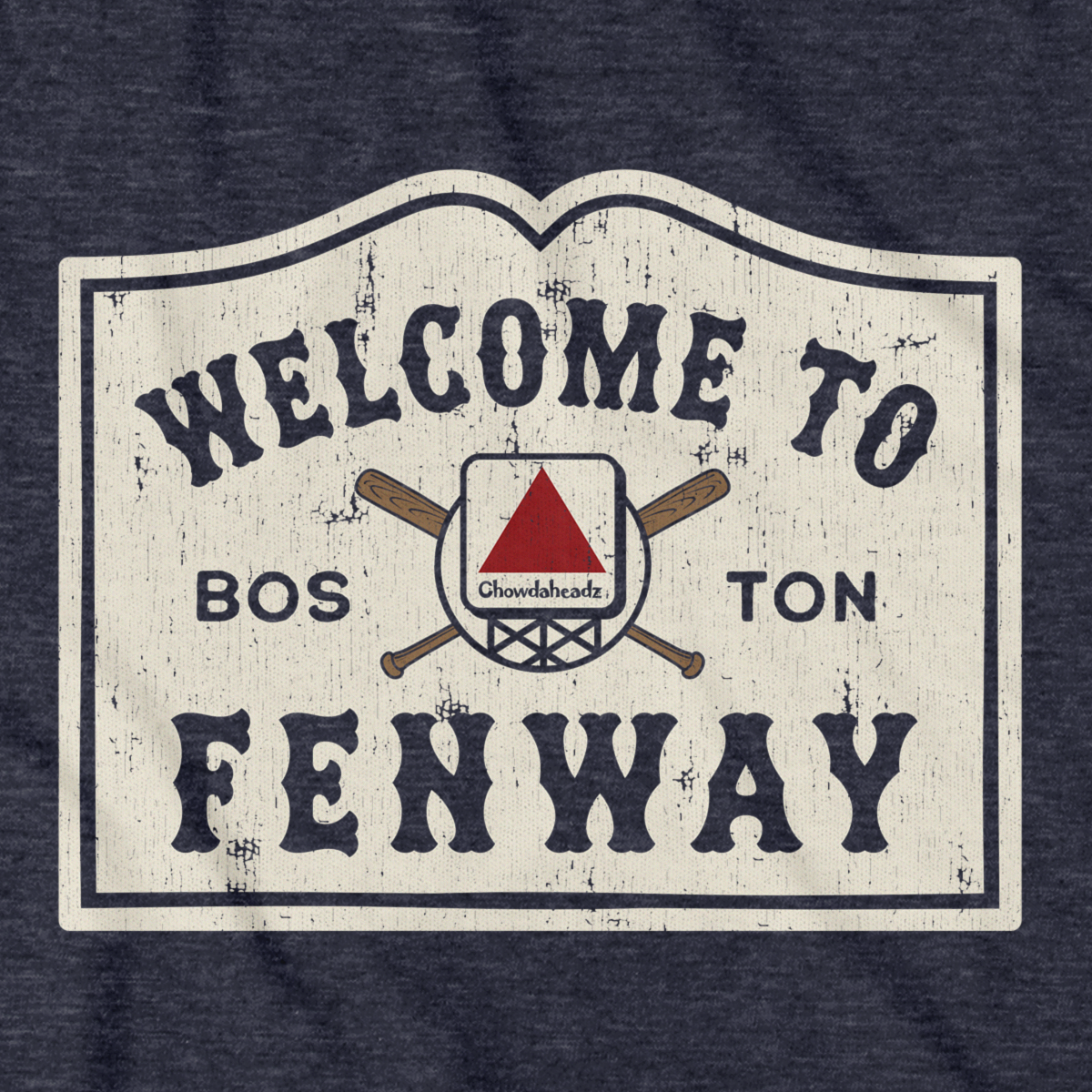 Welcome To Fenway Vintage Sign Hoodie