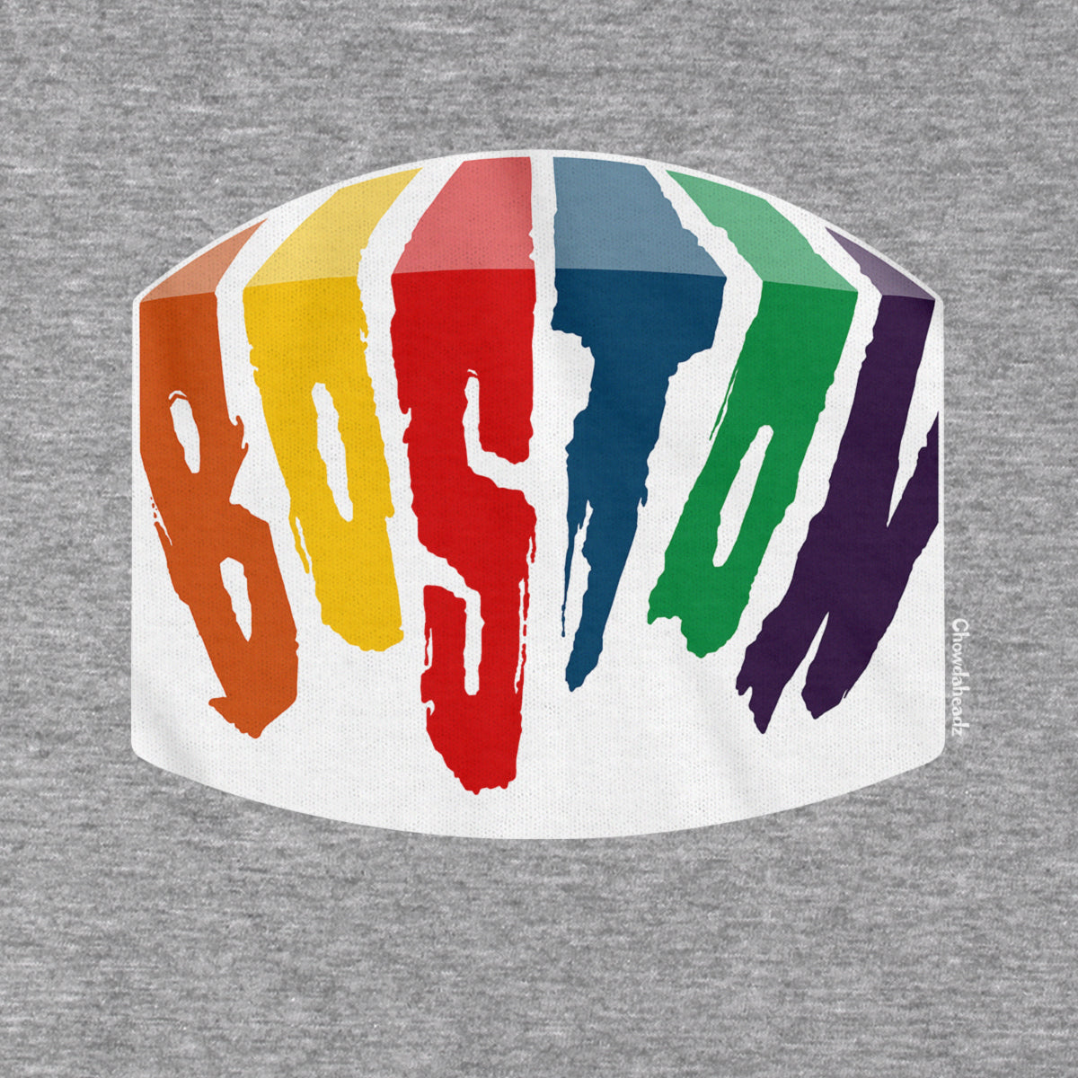 Boston Rainbow Paint Hoodie - Chowdaheadz