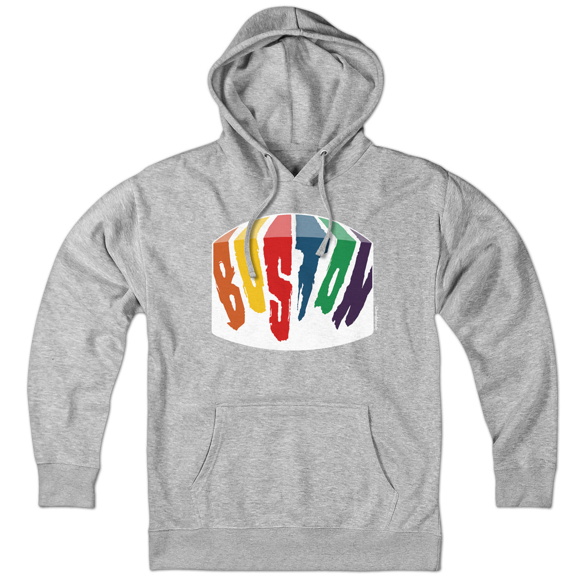 Boston Rainbow Paint Hoodie