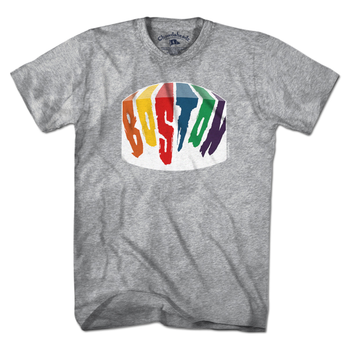 Boston Rainbow Paint T-Shirt