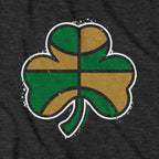 Green And Gold Basketball Shamrock T-Shirt