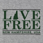 Live Free New Hampshire Bar T-Shirt