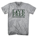 Live Free New Hampshire Bar T-Shirt - Chowdaheadz