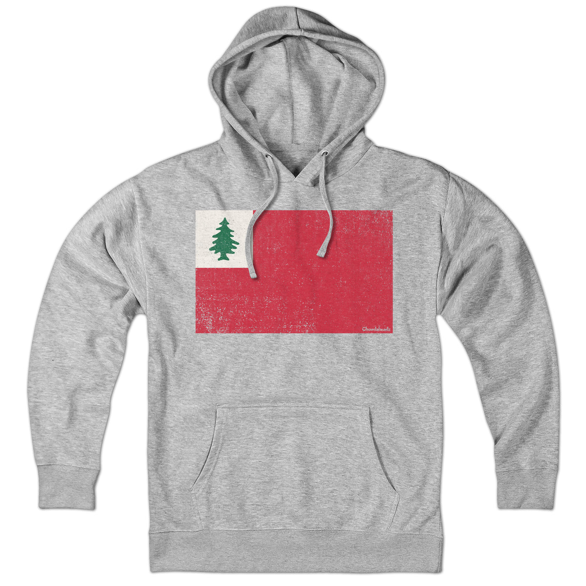 Vintage New England Flag Hoodie - Chowdaheadz