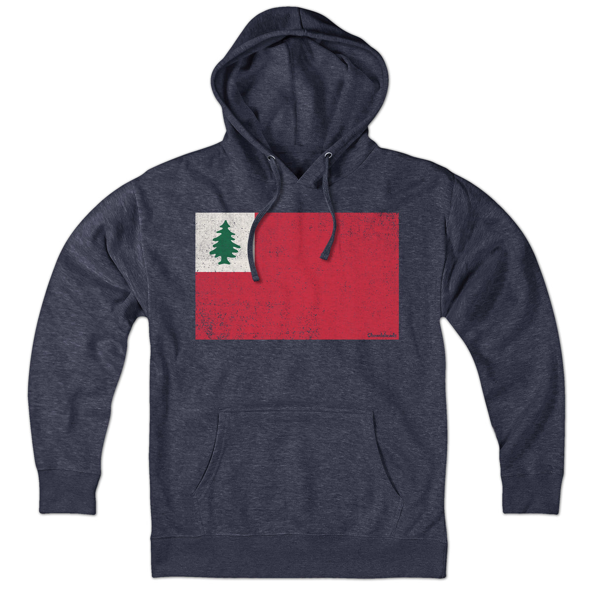 Vintage New England Flag Hoodie - Chowdaheadz