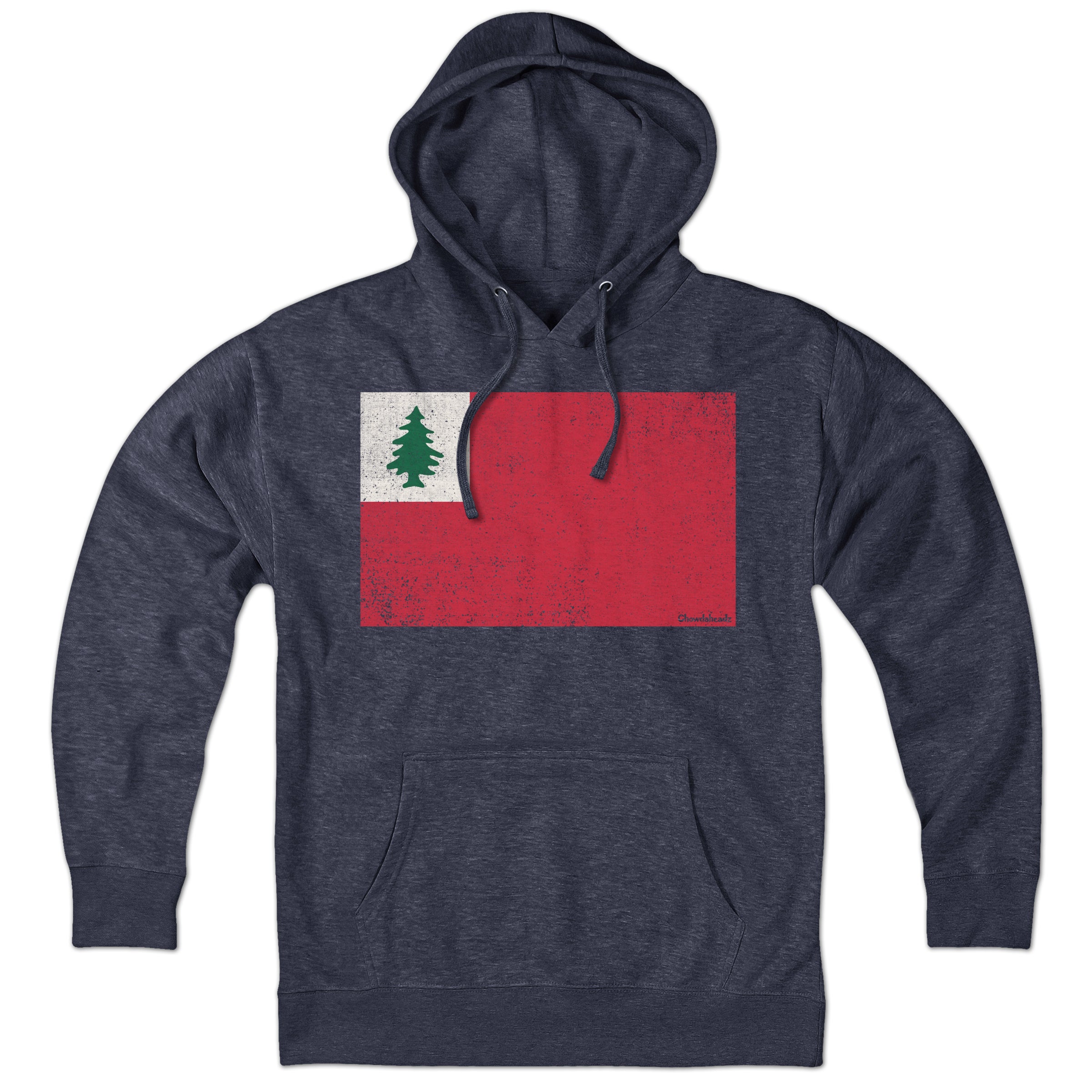 Vintage New England Flag Hoodie