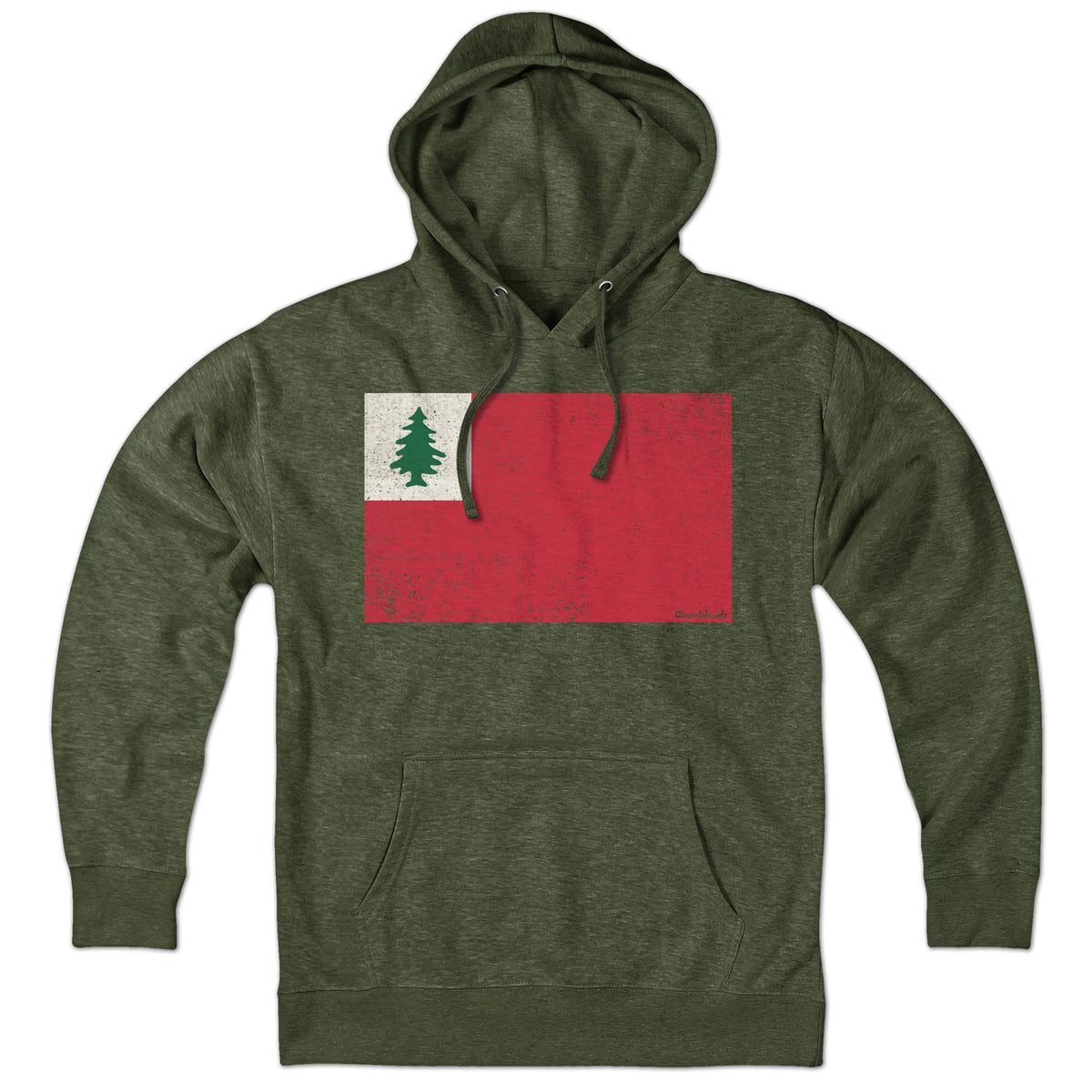 Vintage New England Flag Hoodie - Chowdaheadz