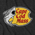 Cape Cod Mass Shark Logo T-Shirt