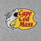 Cape Cod Mass Shark Logo T-Shirt
