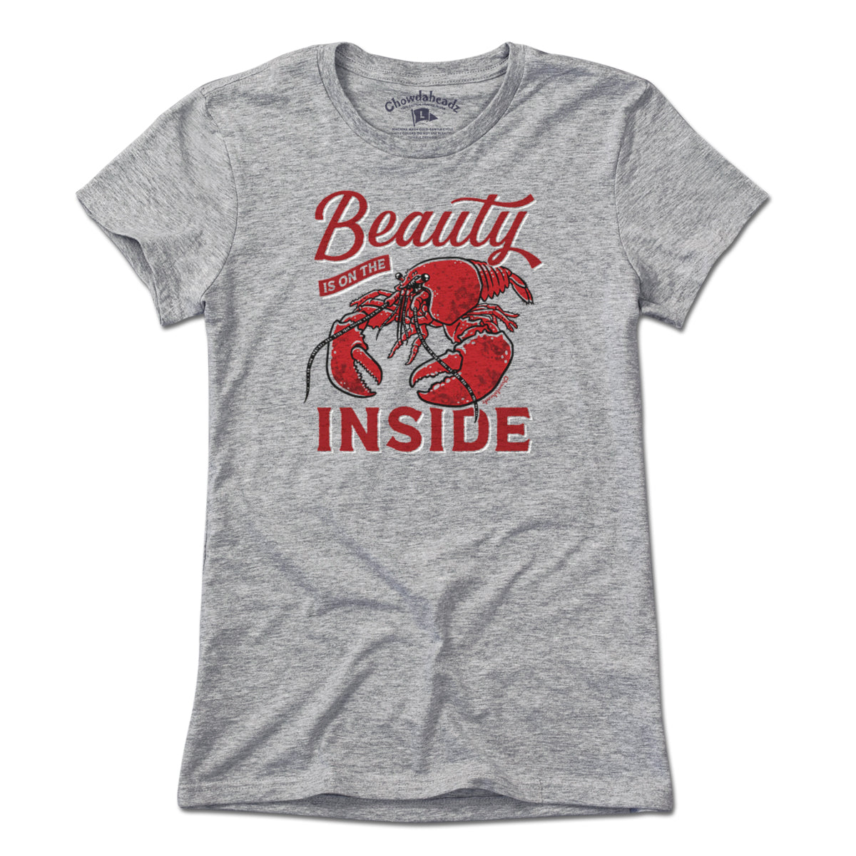Beauty Is On The Inside Lobster T-Shirt - Chowdaheadz