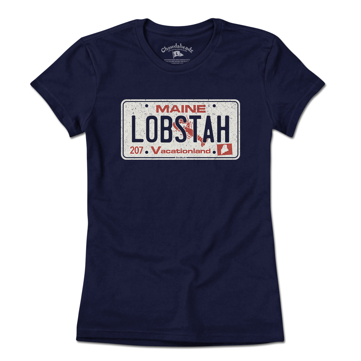 Maine Lobstah License Plate T-Shirt