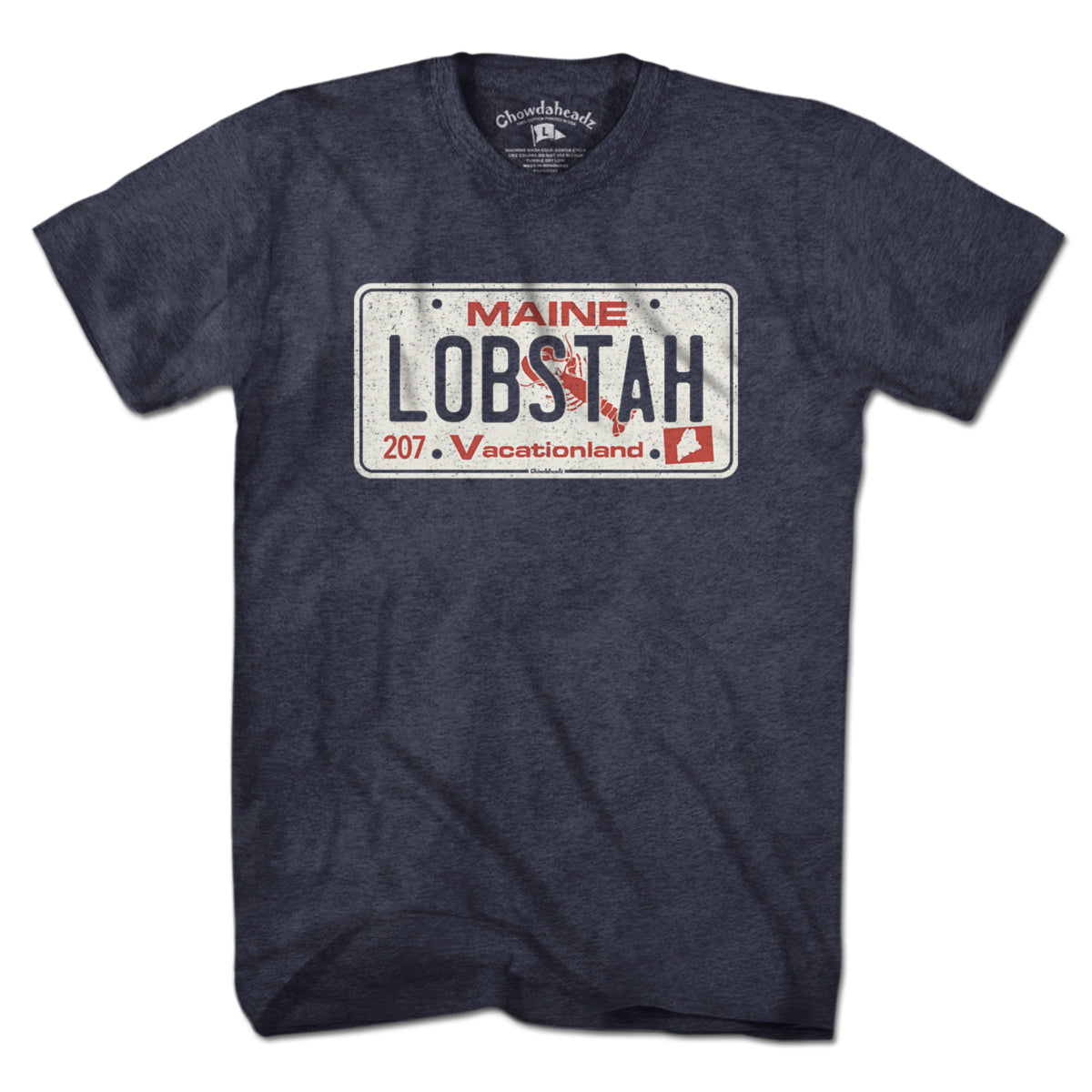 Maine Lobstah License Plate T-Shirt