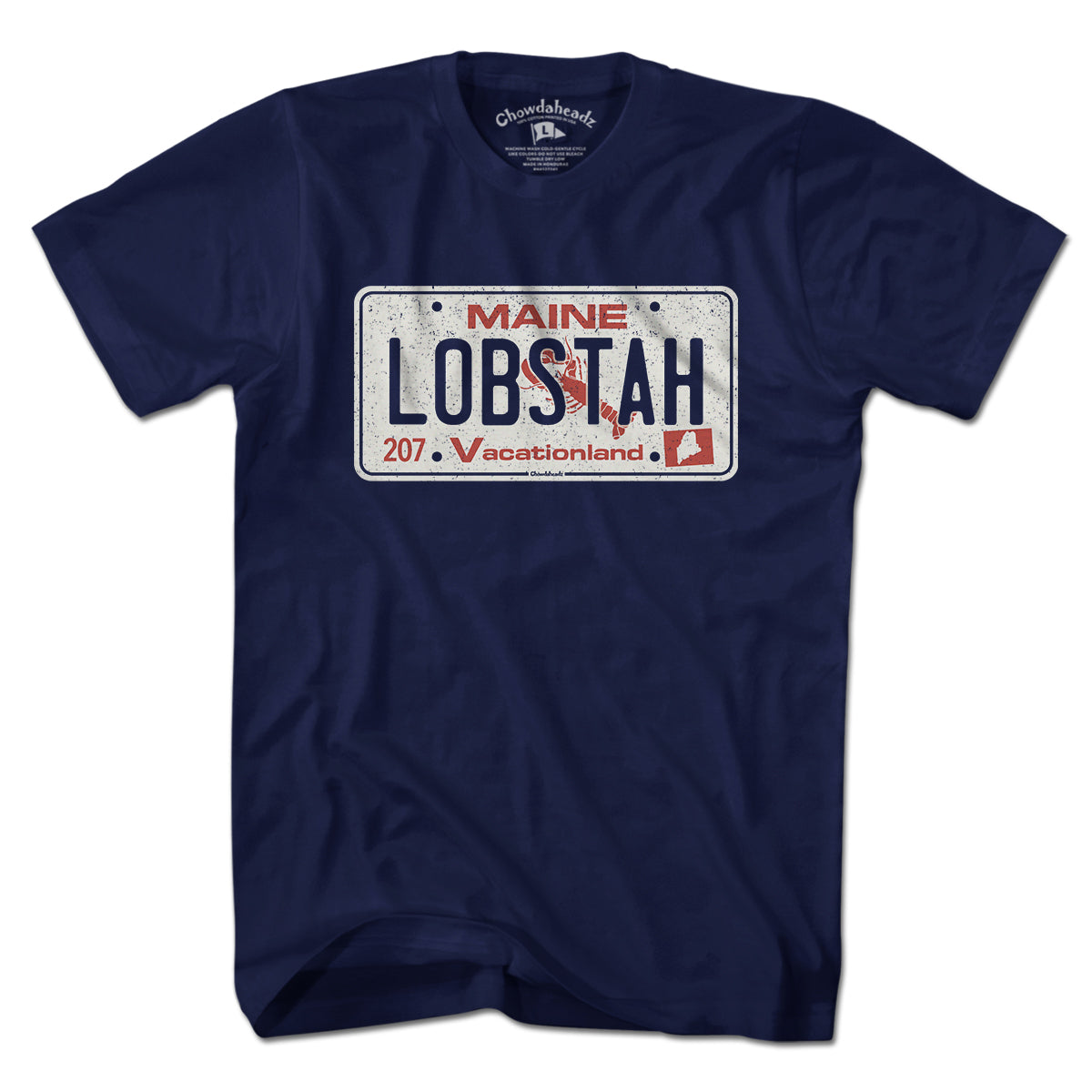 Maine Lobstah License Plate T-Shirt